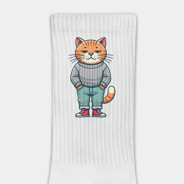 Funny Chilled Cat, Love Cats by logiamerch