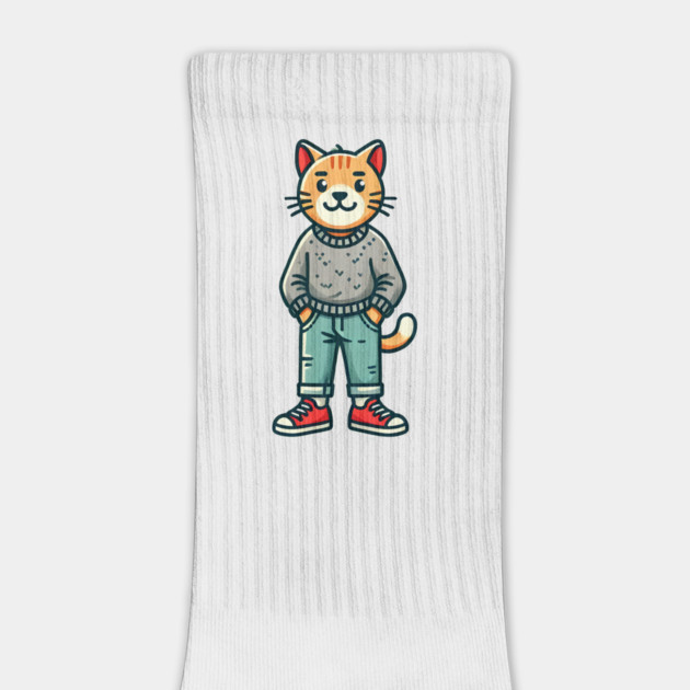 Funny Chilled Cat, Love Cats by logiamerch