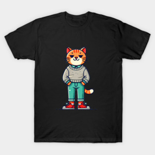 Funny Chilled Cat, Love Cats T-Shirt