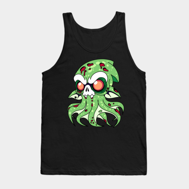 Vampire Squid Zombie Tank Top by H. R. Sinclair