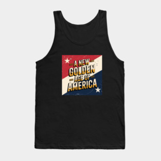 A New Golden Age of America, USA Flag Tank Top