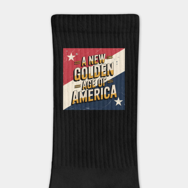 A New Golden Age of America, USA Flag by logiamerch