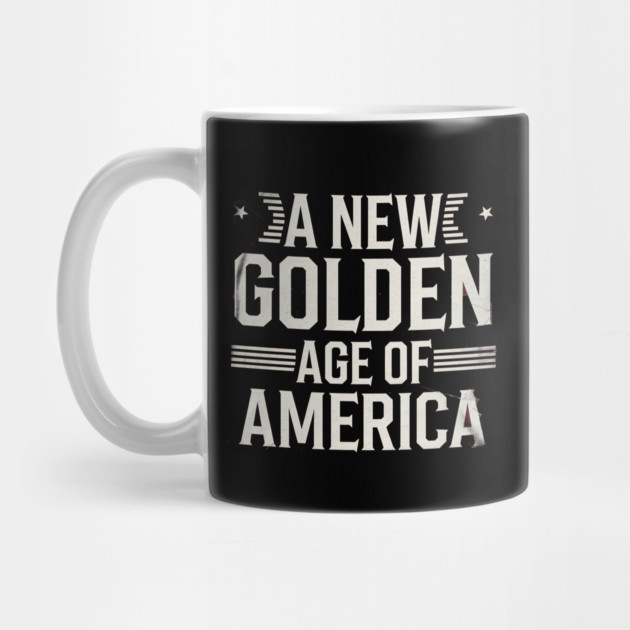 A New Golden Age of America, USA Flag by logiamerch
