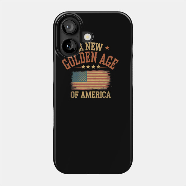 New Age of America, USA Flag Phone Case by logiamerch