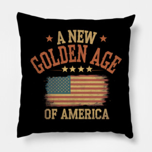 New Age of America, USA Flag Pillow
