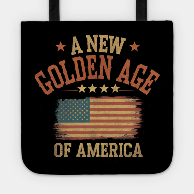 New Age of America, USA Flag Tote by logiamerch