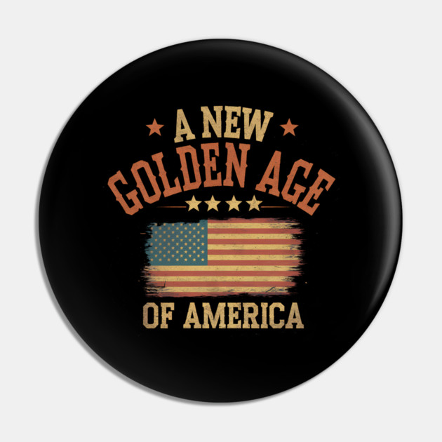 New Age of America, USA Flag Pin by logiamerch