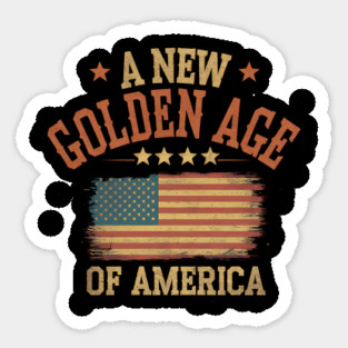 New Age of America, USA Flag Sticker