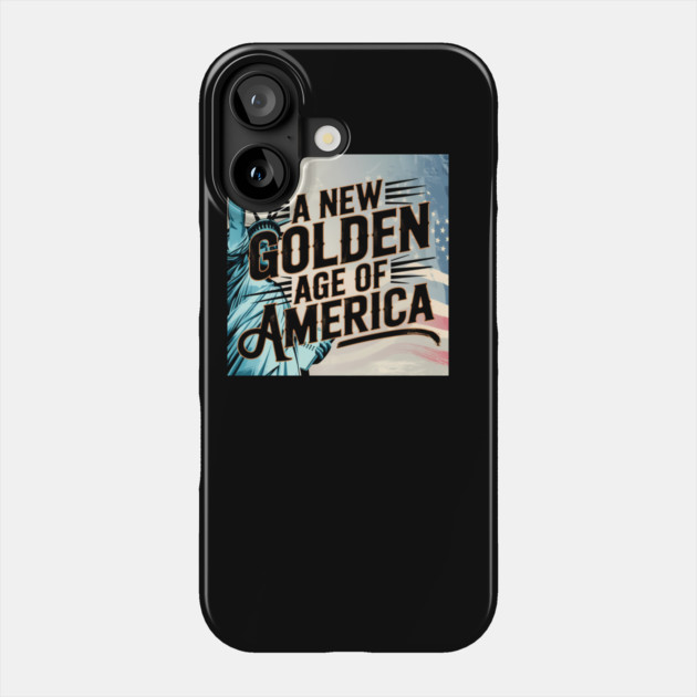 New Age of America, USA Flag Phone Case by logiamerch