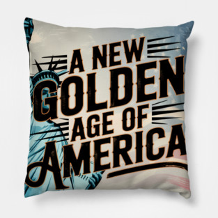 New Age of America, USA Flag Pillow