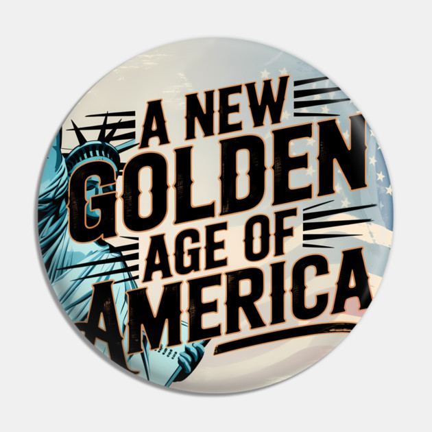 New Age of America, USA Flag Pin by logiamerch