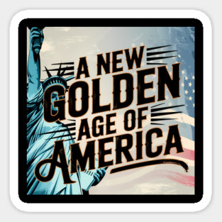 New Age of America, USA Flag Sticker