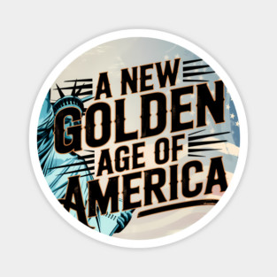 New Age of America, USA Flag Magnet
