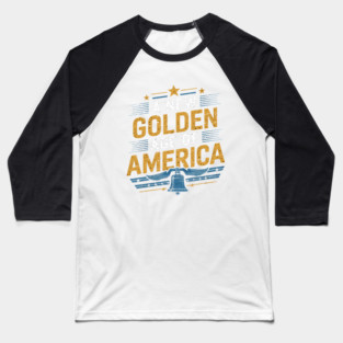 New Age of America, USA Flag Baseball T-Shirt