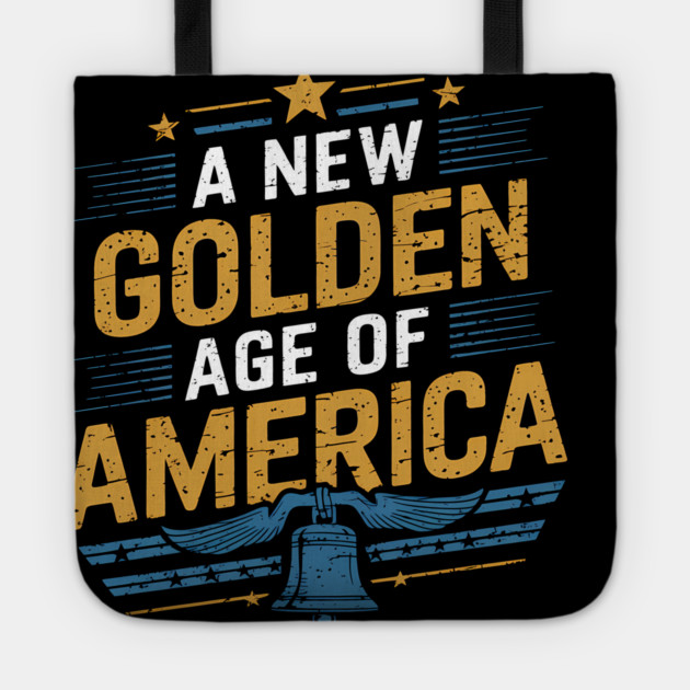 New Age of America, USA Flag Tote by logiamerch