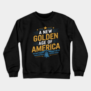 New Age of America, USA Flag Crewneck Sweatshirt