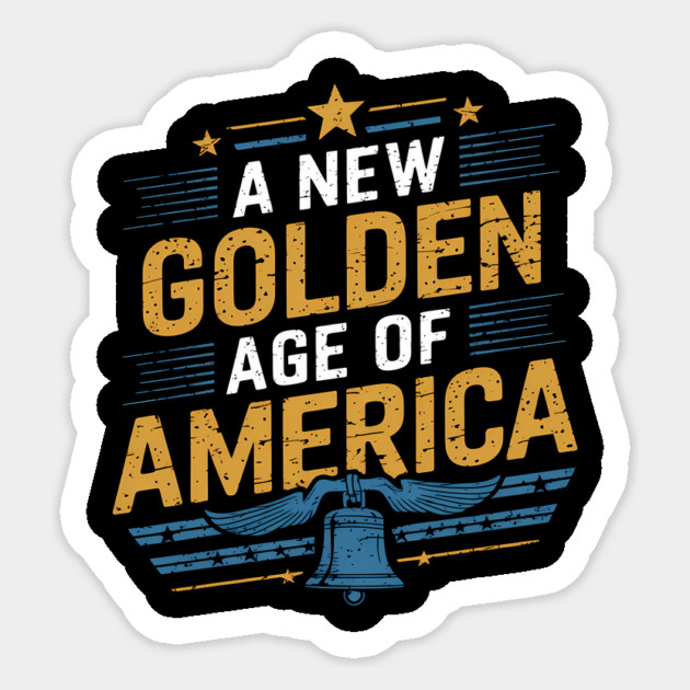 New Age of America, USA Flag Sticker by logiamerch