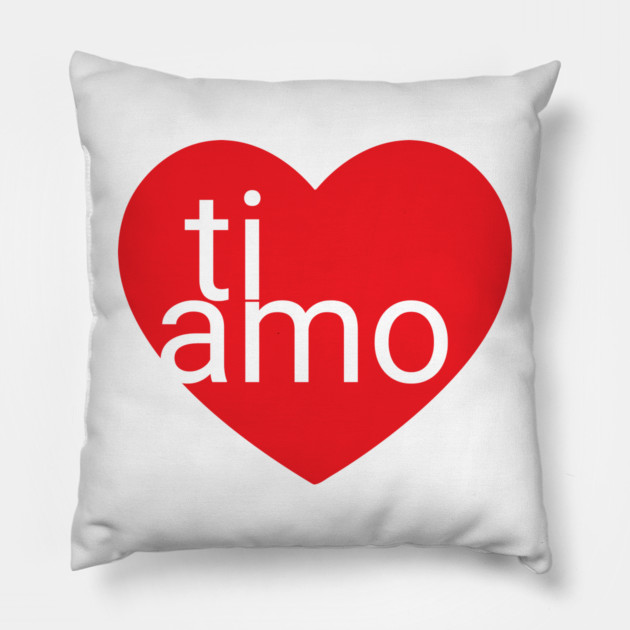 ti amo Pillow by Laura Contarino