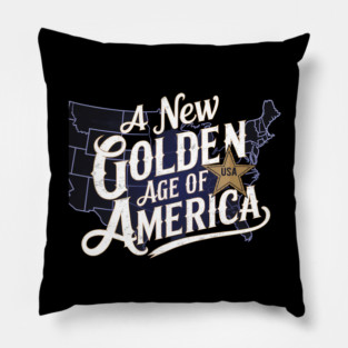 New Age of America, USA Flag Pillow