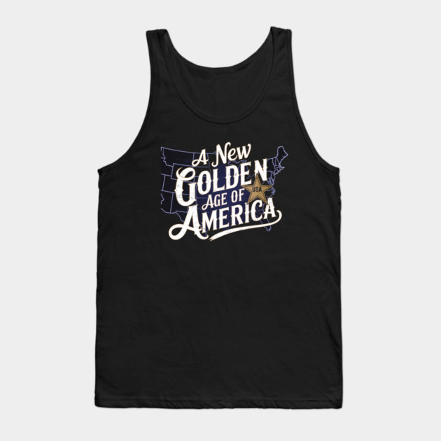 New Age of America, USA Flag Tank Top by logiamerch