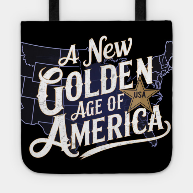 New Age of America, USA Flag Tote by logiamerch