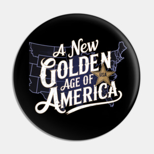 New Age of America, USA Flag Pin