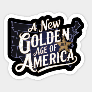 New Age of America, USA Flag Sticker