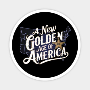 New Age of America, USA Flag Magnet