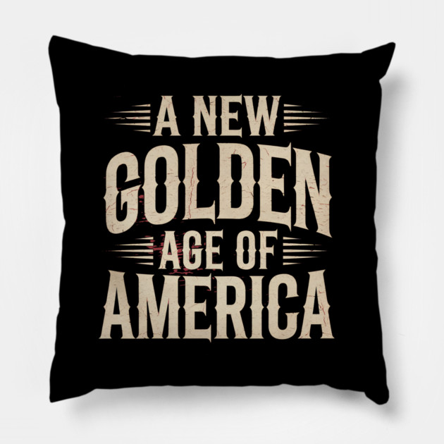 New Age of America, USA Flag Pillow by logiamerch