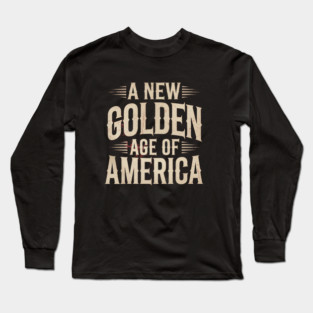 New Age of America, USA Flag Long Sleeve T-Shirt