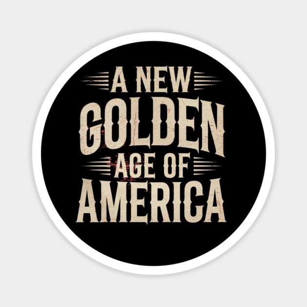 New Age of America, USA Flag Magnet by logiamerch