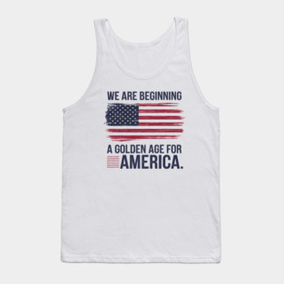 New Age of America, USA Flag, New Beginning Tank Top