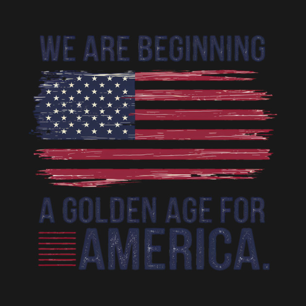 New Age of America, USA Flag, New Beginning by logiamerch