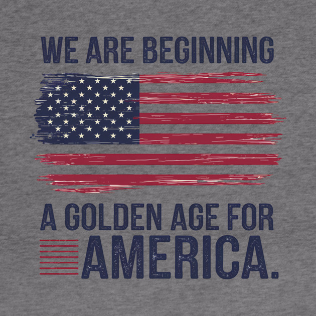 New Age of America, USA Flag, New Beginning by logiamerch