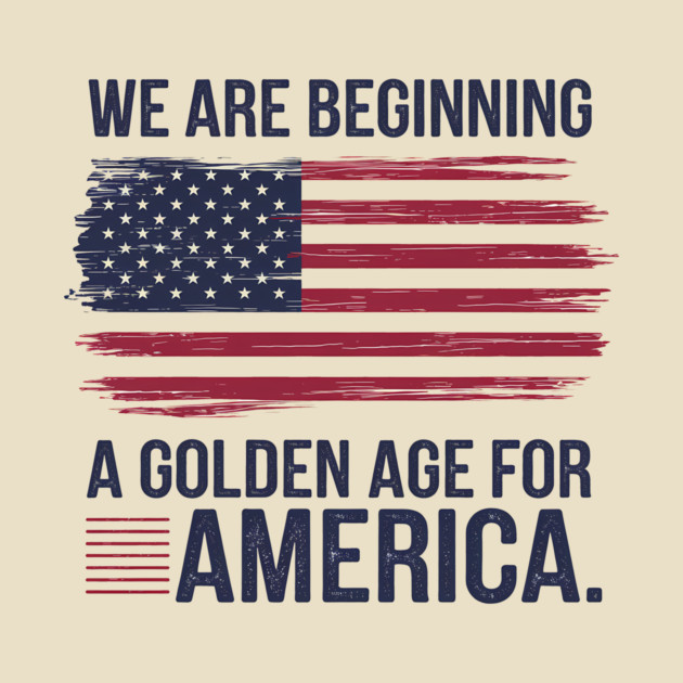 New Age of America, USA Flag, New Beginning by logiamerch