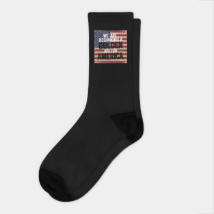 New Age of America, USA Flag, New Beginning Socks