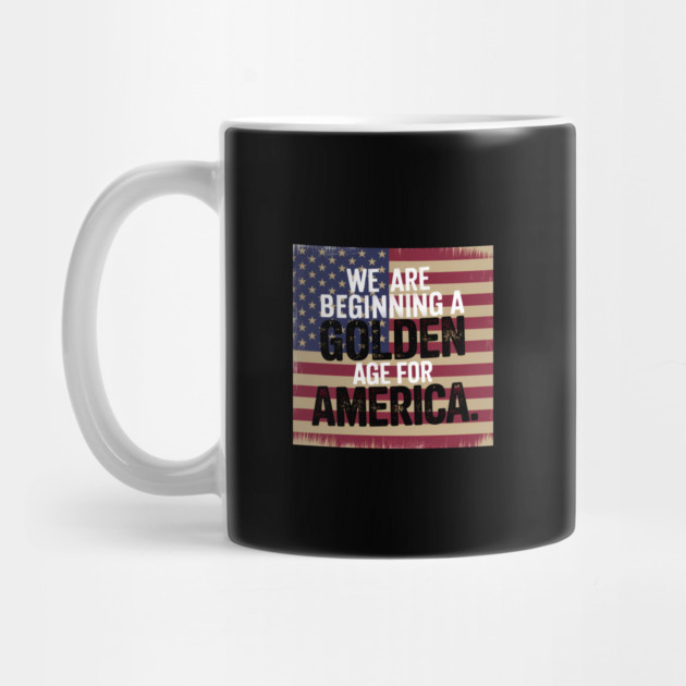 New Age of America, USA Flag, New Beginning by logiamerch