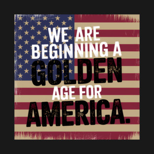 New Age of America, USA Flag, New Beginning T-Shirt