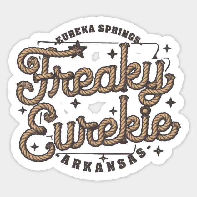 Freaky Eurekie Sticker by rt-shirts