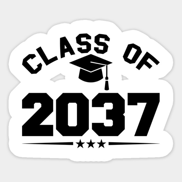 Class Of 2037 Pre K Grow With Me Graduation Boys Girls Magnet by ArtistTee ⭐⭐⭐⭐⭐