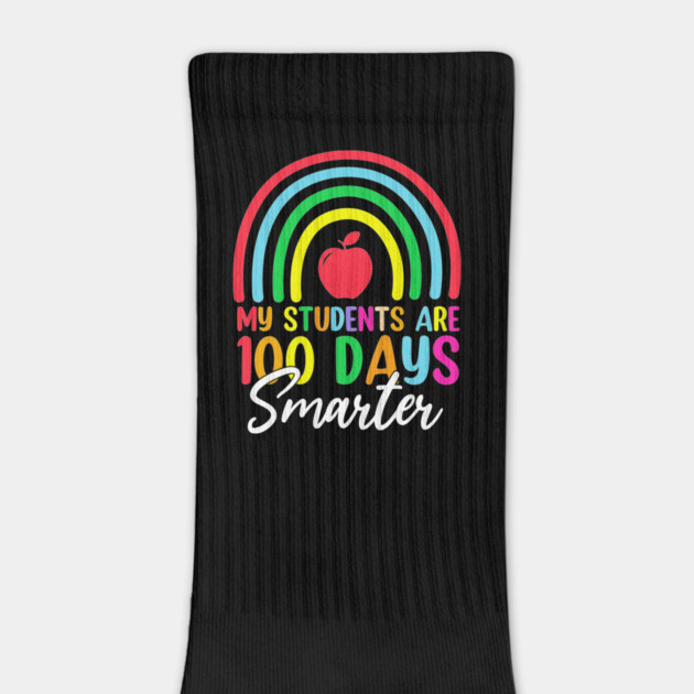My Students Are 100 Days Smarter 100th Day Of School Teacher by ArtistTee ⭐⭐⭐⭐⭐