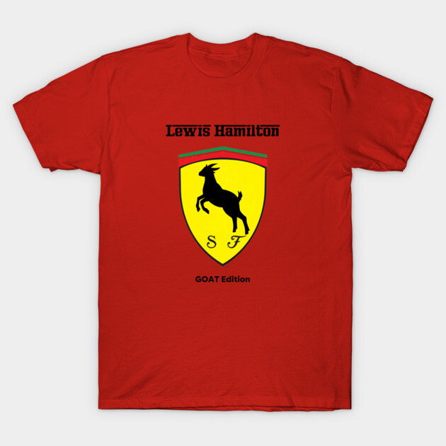 Scuderia Ferrari Parody Logo Lewis Hamilton Goat Edition Ferrari - Main Image