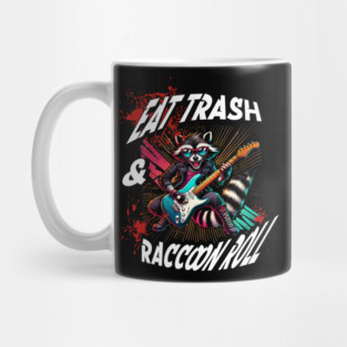 Eat Trash & Raccoon Roll Mug