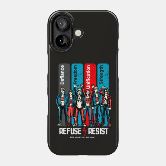 REFUSE / RESIST Phone Case by artslaves