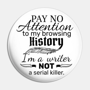 I'm a Writer Pin