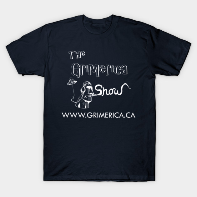 Grimerica Logo White T-Shirt by Grimerica