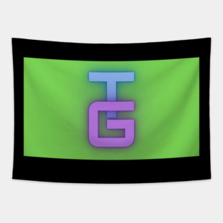 Tinker Gamer Logo Tapestry