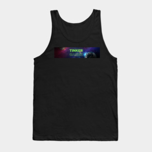 Tinker Gamer Space Horizontal Bar Tank Top