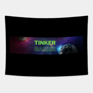 Tinker Gamer Space Horizontal Bar Tapestry
