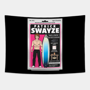 Patrick Swayze Shirtless Hot Bod Movie Action Figure Tapestry